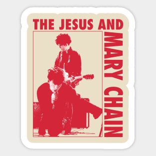 The jesus and mary chain Sticker